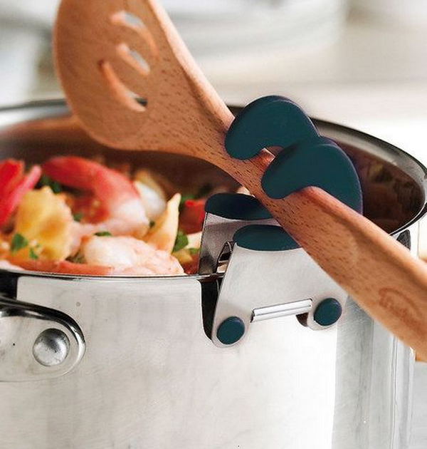 Soporte para cuchara de olla