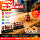 Promo 2x1 Set Brocas Avellanadoras – Esconde la Cabeza del Tornillo y Deja Acabado Pro