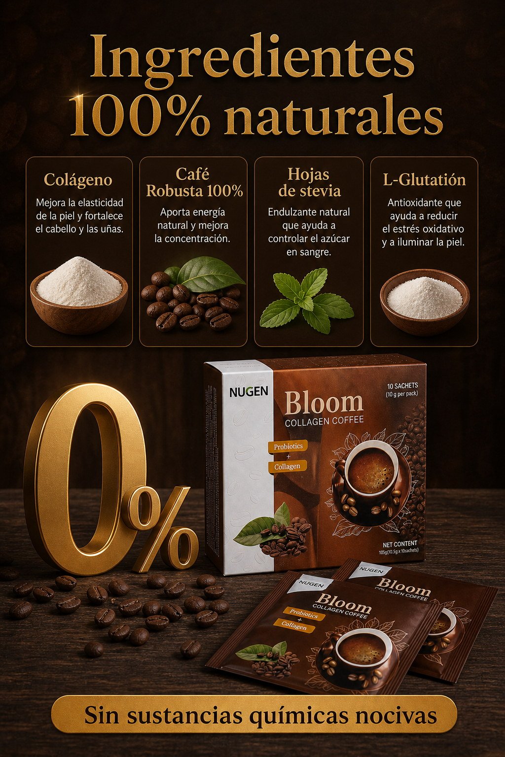 Café de colágeno Bloom