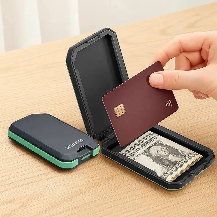 TARJETERO ANTIROBO Slim Mint