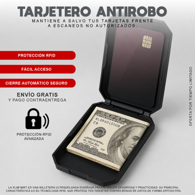 TARJETERO ANTIROBO