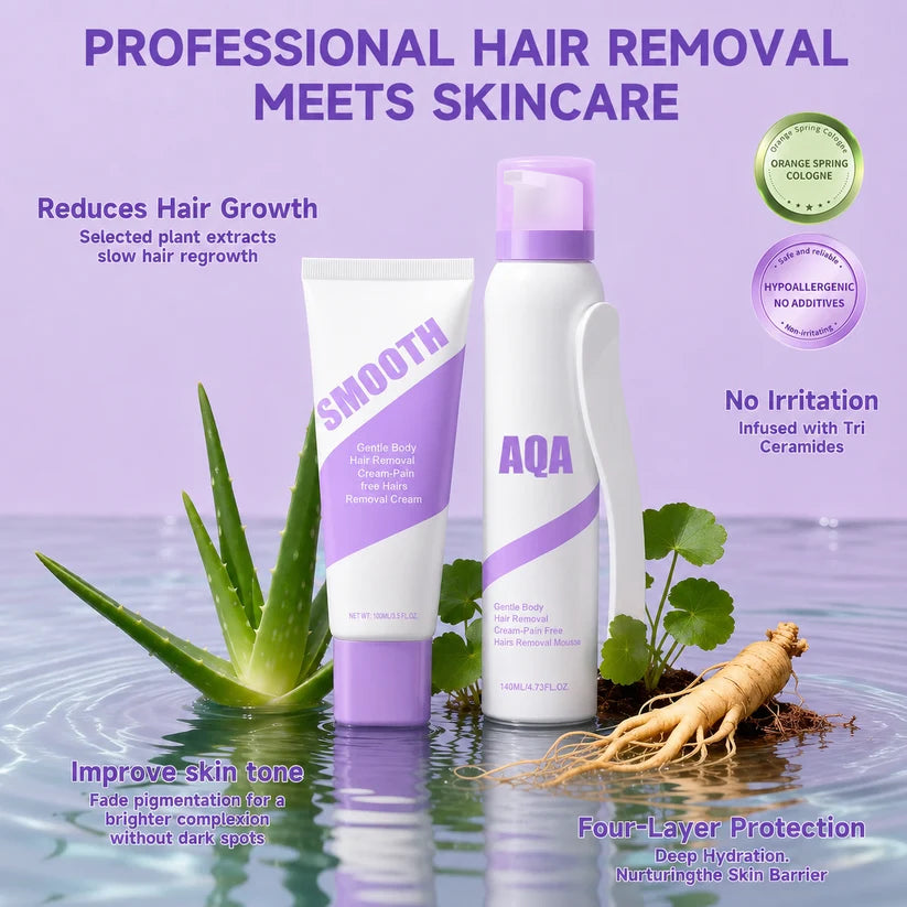 Crema depilatoria para piel sensible spray 140 ml